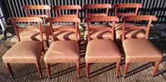 8 plus one free spare Regency Oak wonderful  dining chairs 33½h 20w 20d 18hs _2.JPG